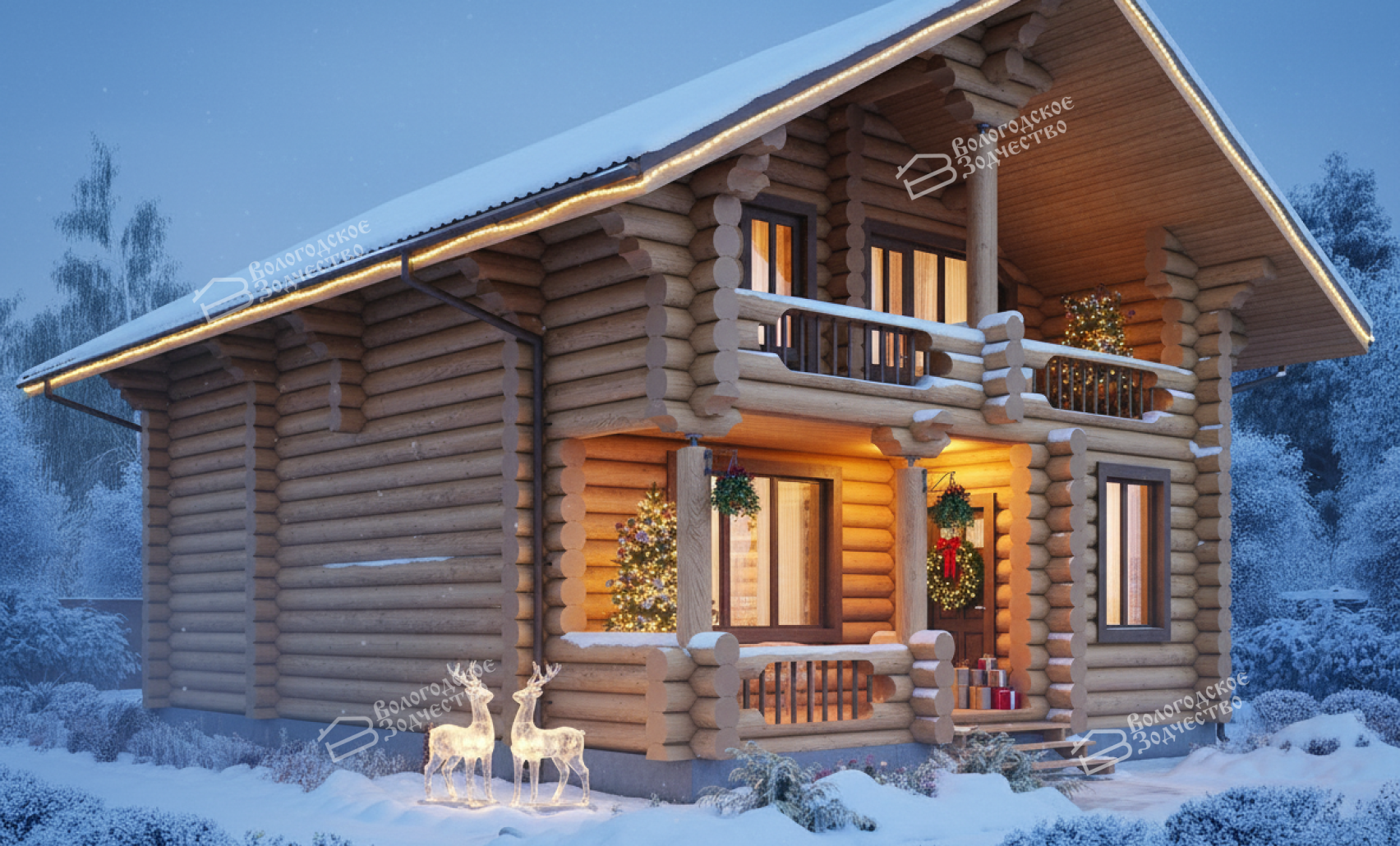 Дом из бревна VZ-154