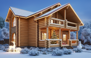 Дом из бревна VZ-155