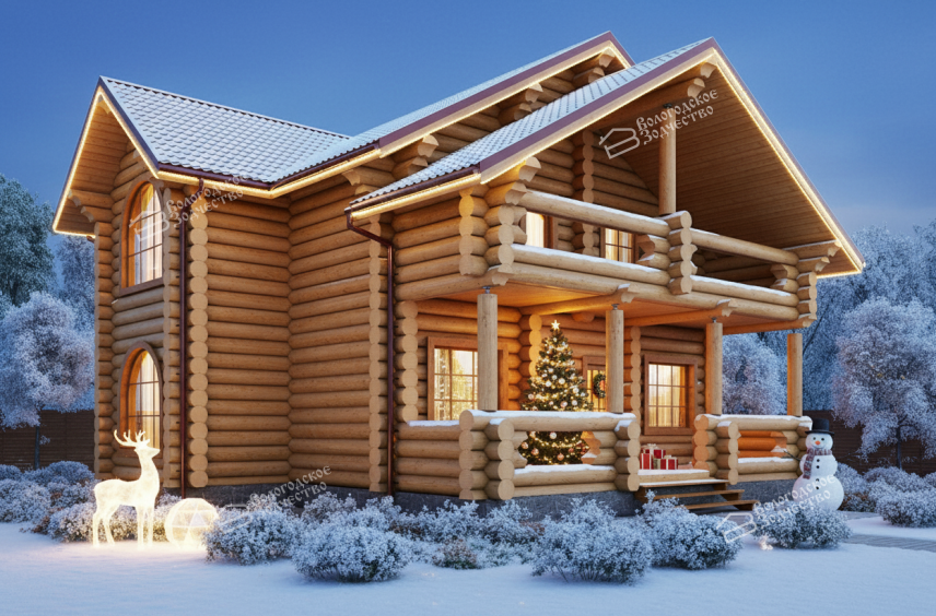 Дом из бревна VZ-155