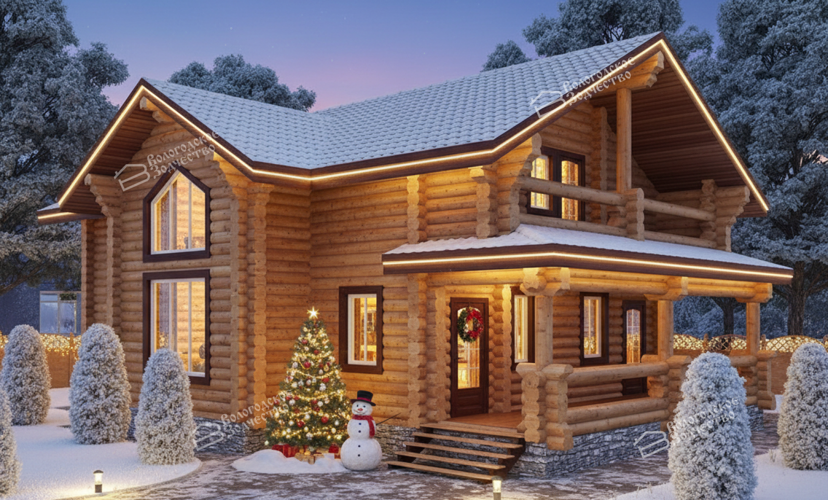 Дом из бревна VZ-157