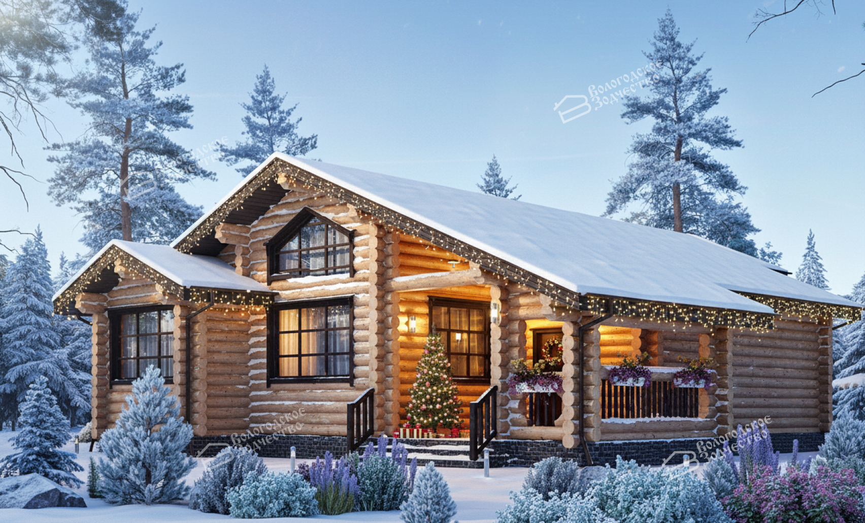 Дом из бревна VZ-164