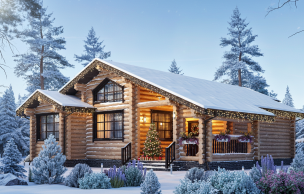 Дом из бревна VZ-164