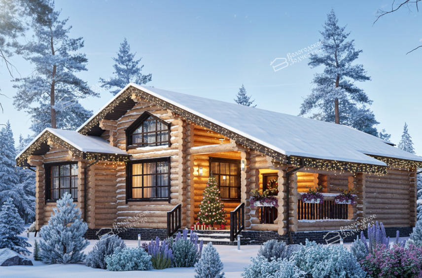 Дом из бревна VZ-164