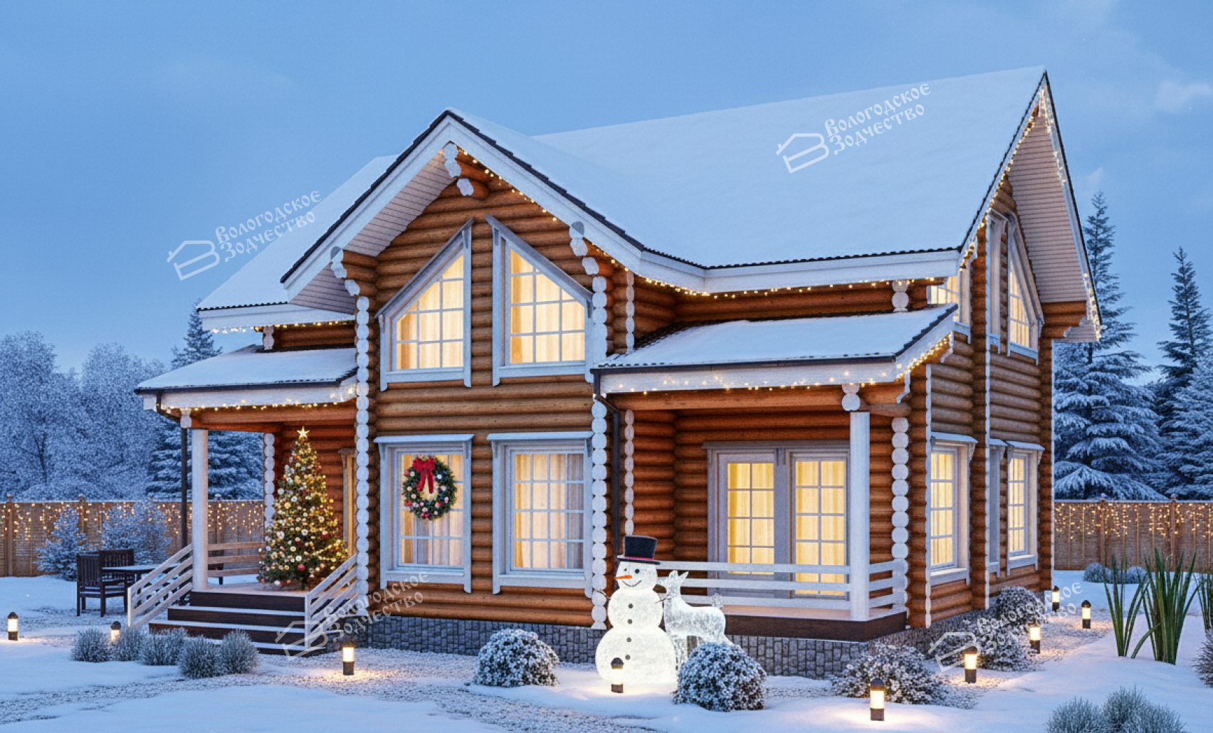 Дом из бревна VZ-167