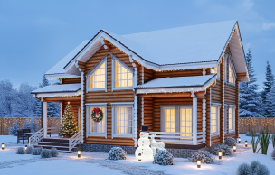 Дом из бревна VZ-167