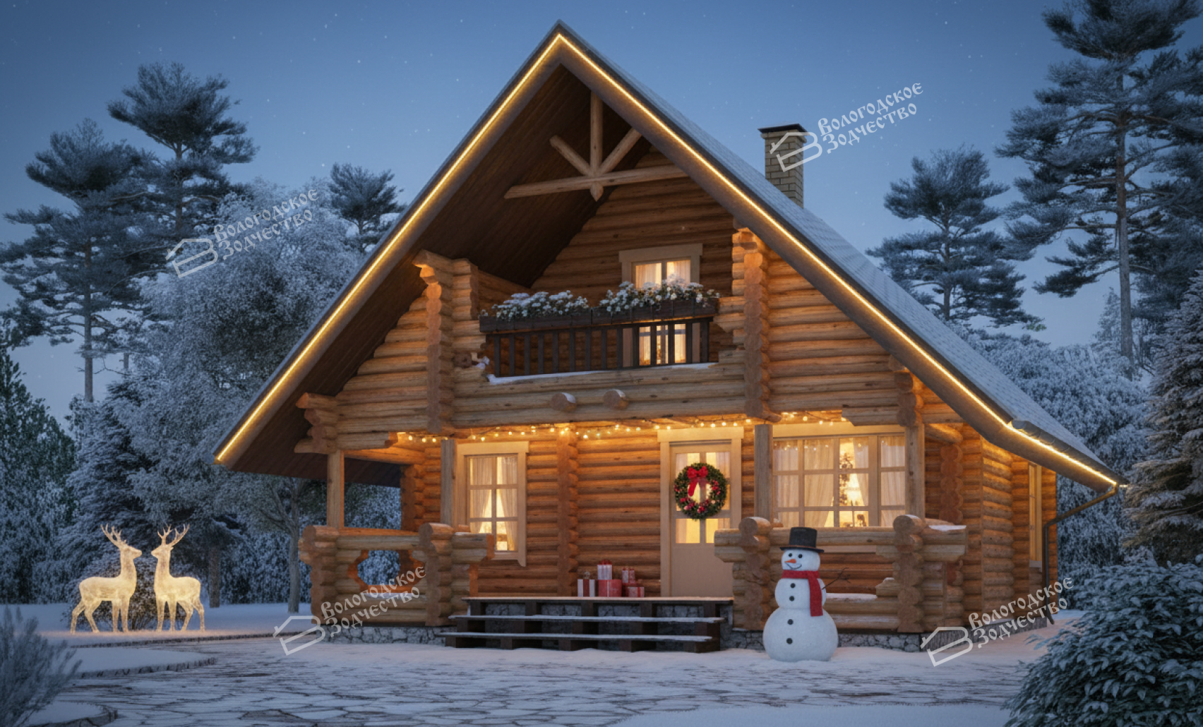 Дом из бревна VZ-169