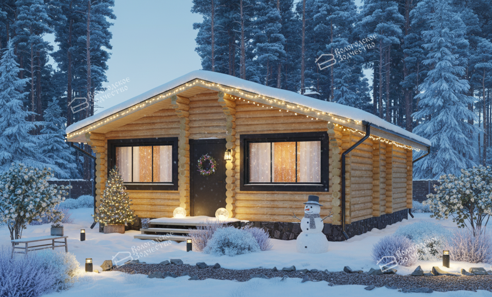 Дом из бревна VZ-170