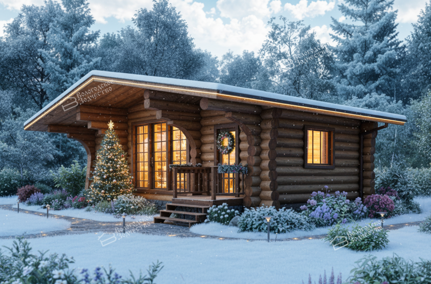 Дом из бревна VZ-171