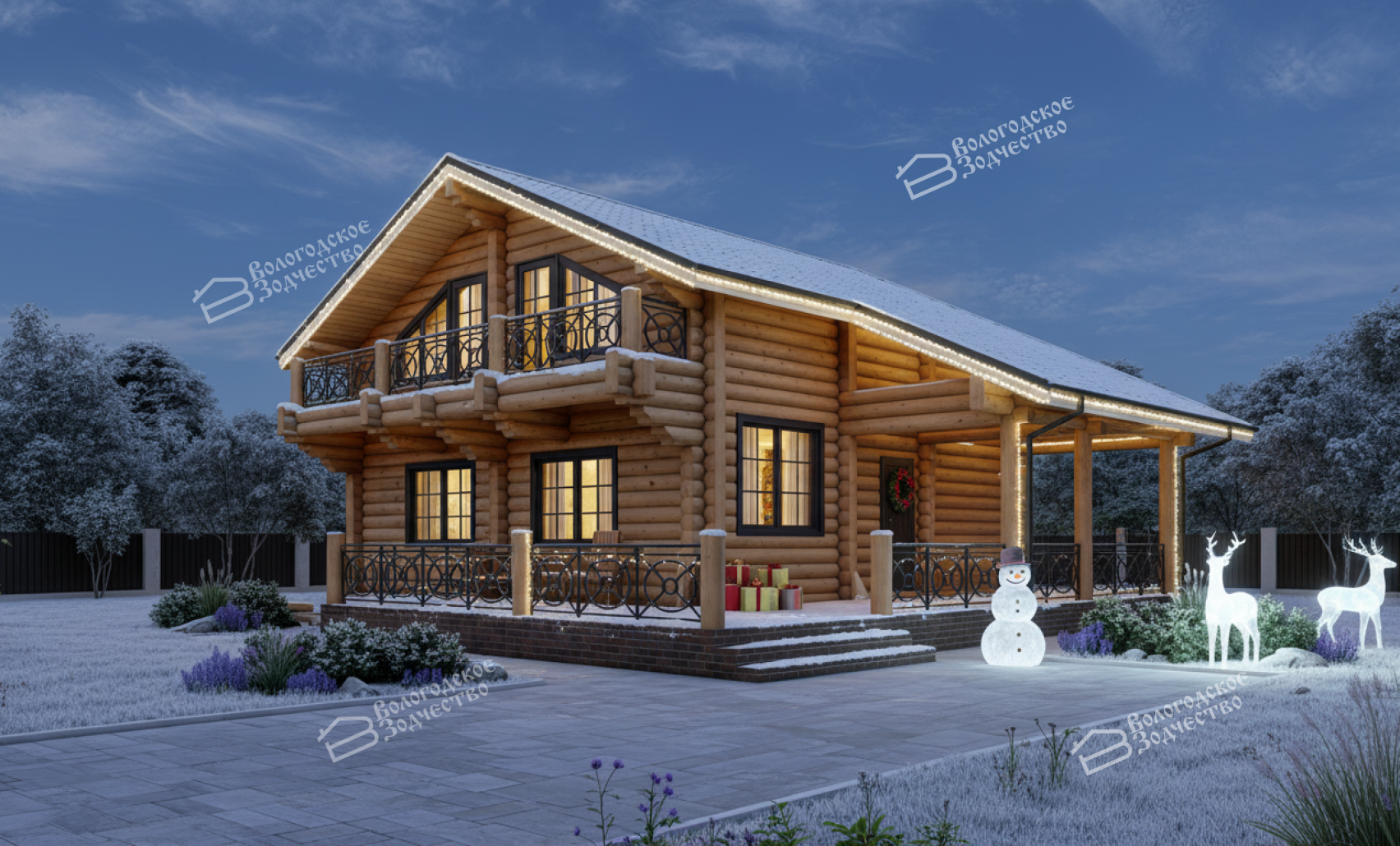 Дом из бревна VZ-172 