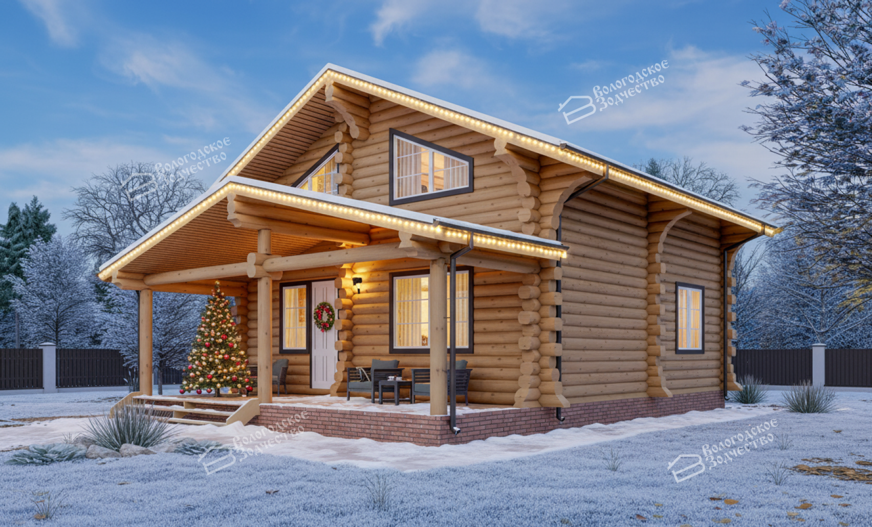 Дом из бревна VZ-173