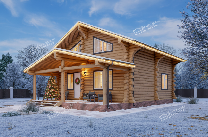 Дом из бревна VZ-173