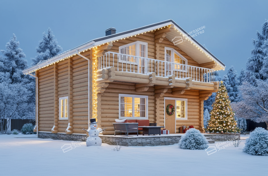 Дом из бревна VZ-174