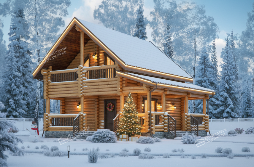 Дом из бревна VZ-176