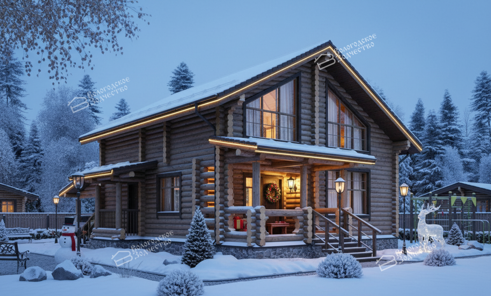 Дом из бревна VZ-177 