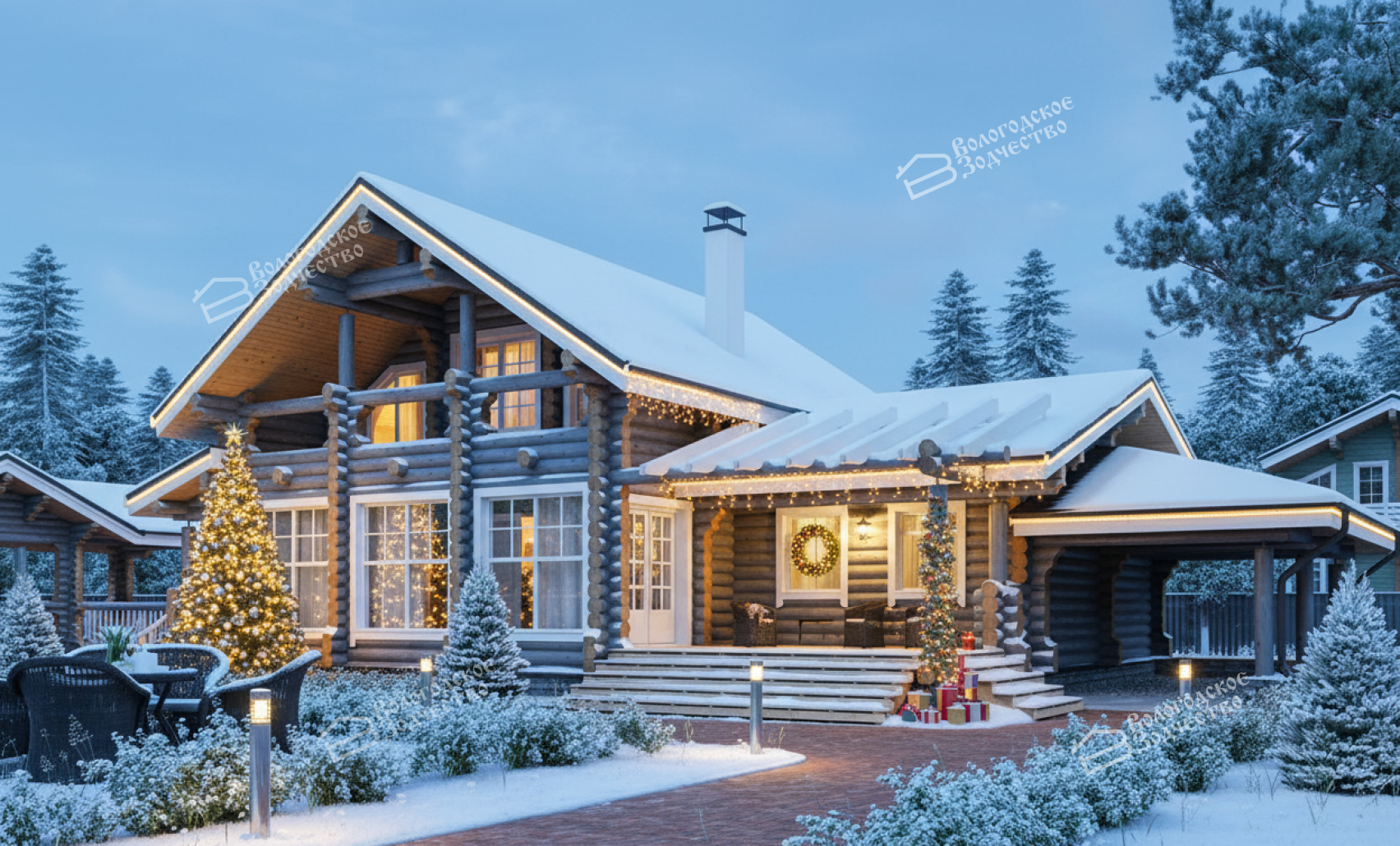 Дом из бревна VZ-192 