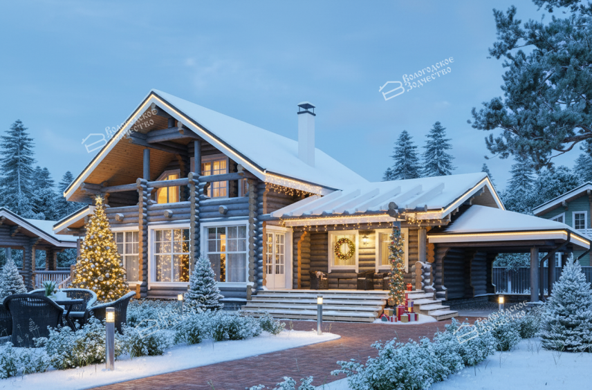 Дом из бревна VZ-192 