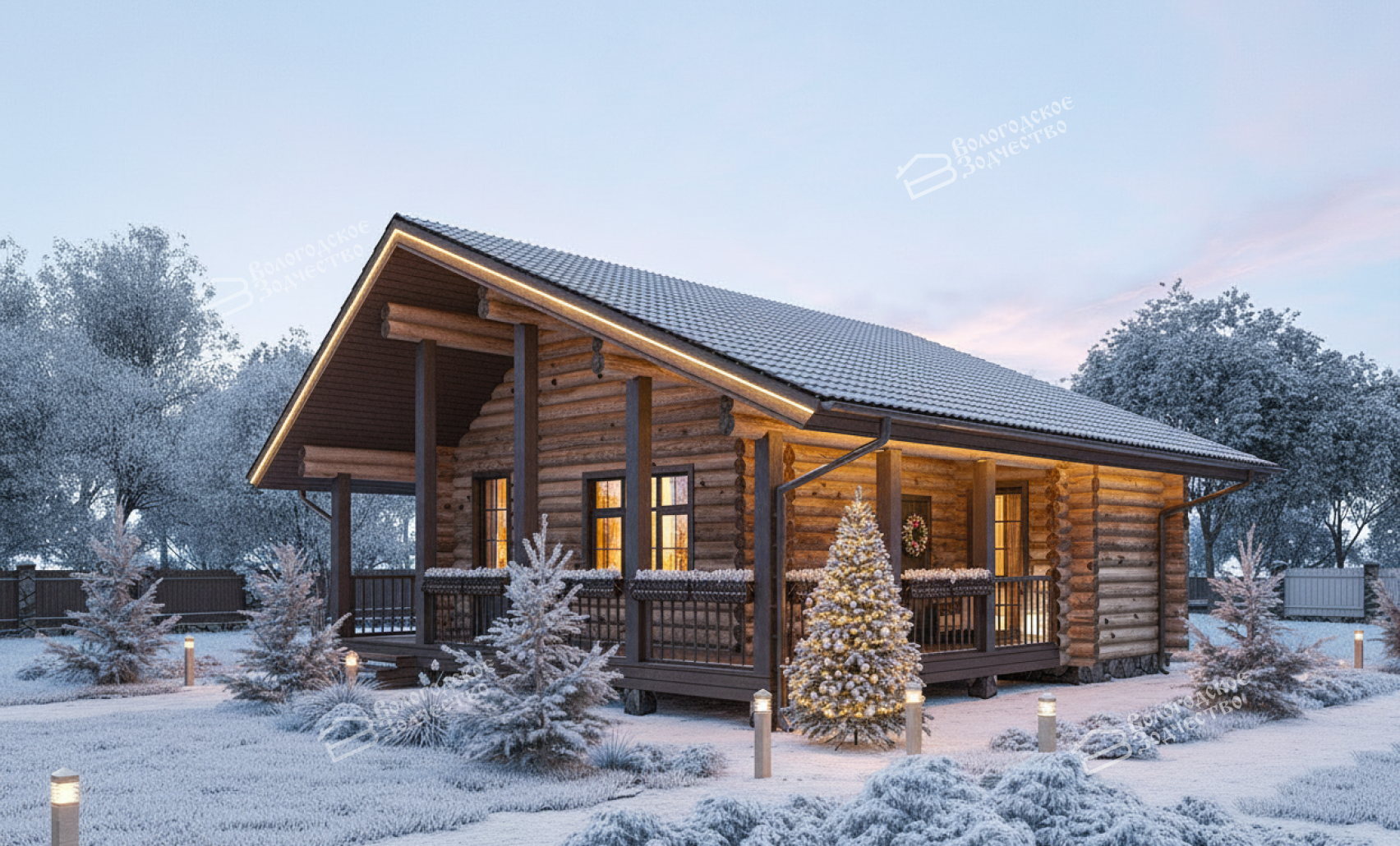 Дом из бревна VZ-201