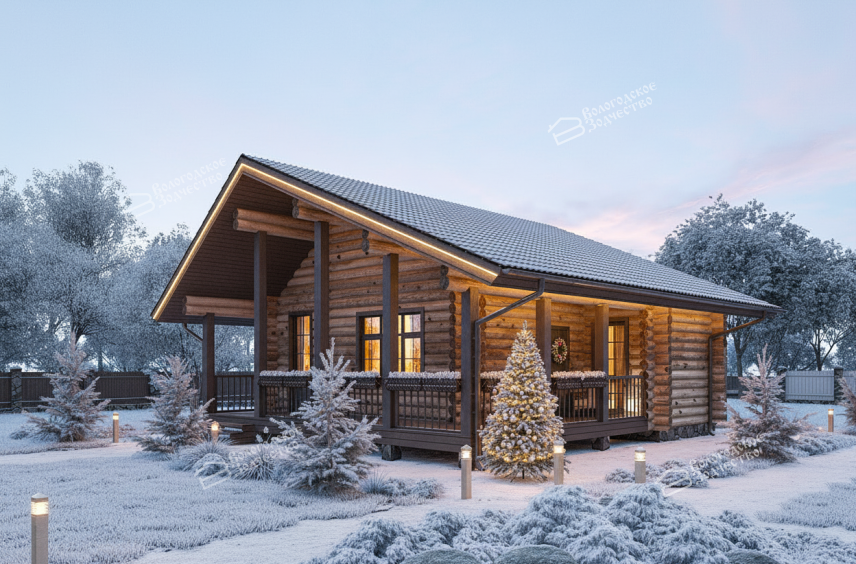 Дом из бревна VZ-201