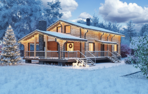 Дом из бревна VZ-204