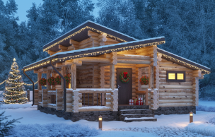 Баня из бревна VZ-205