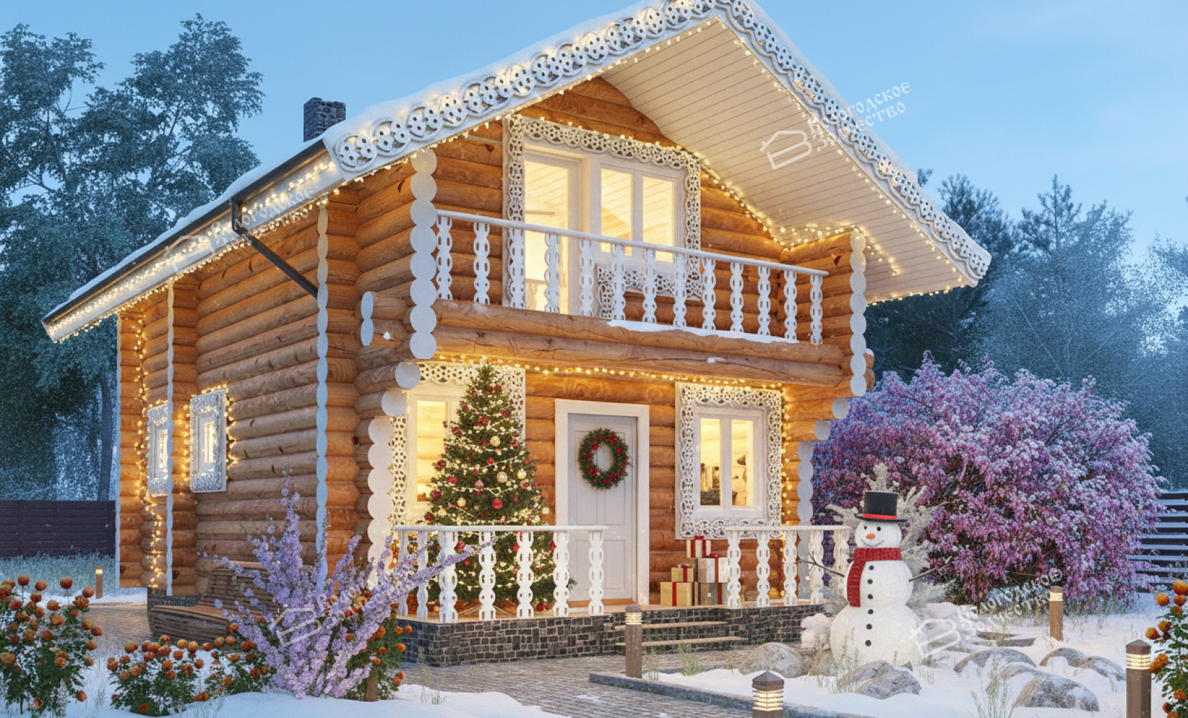 Дом из бревна VZ-209 