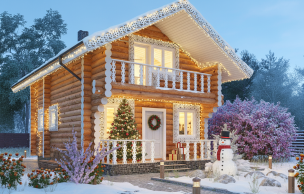 Дом из бревна VZ-209 