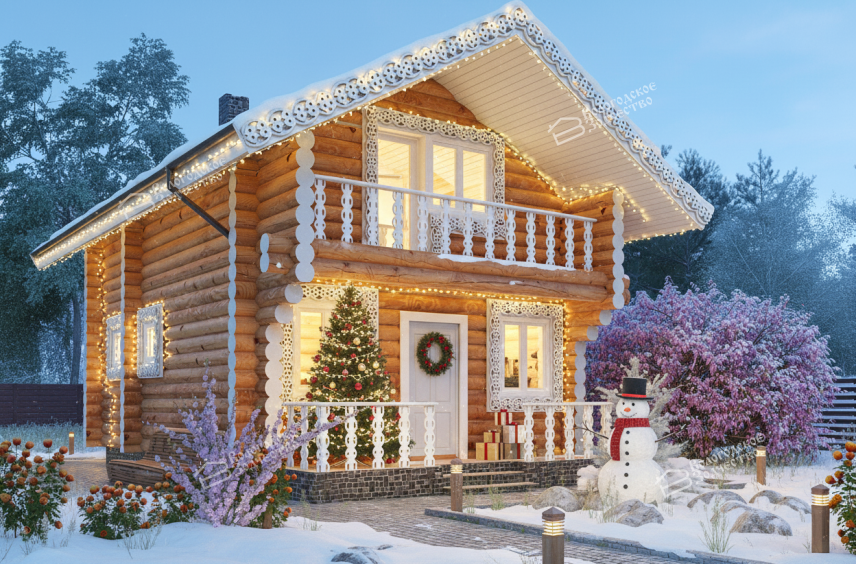 Дом из бревна VZ-209 