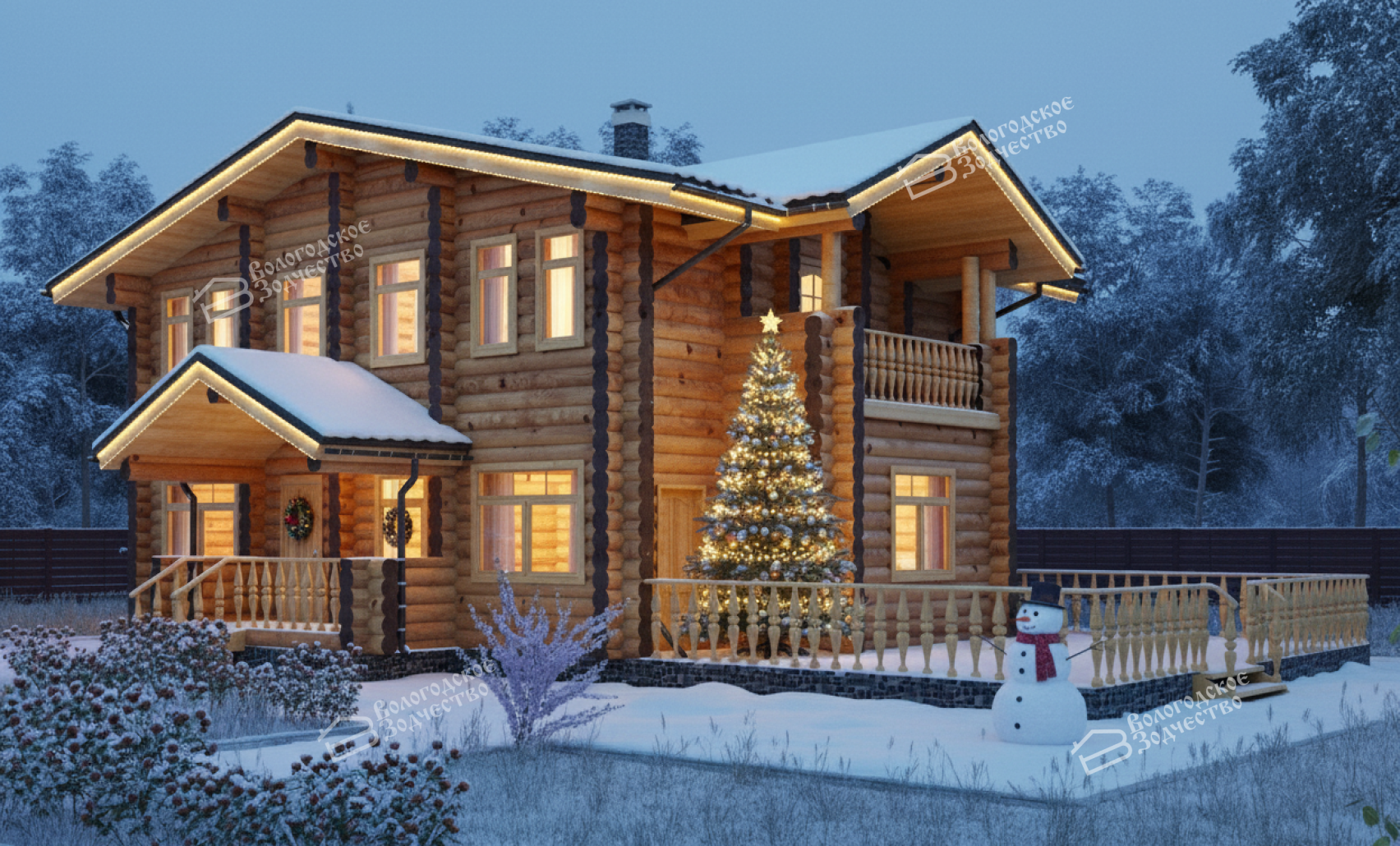 Дом из бревна VZ-213 