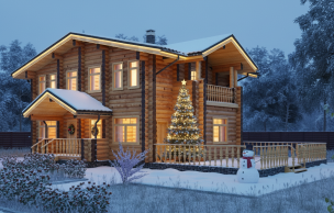 Дом из бревна VZ-213 