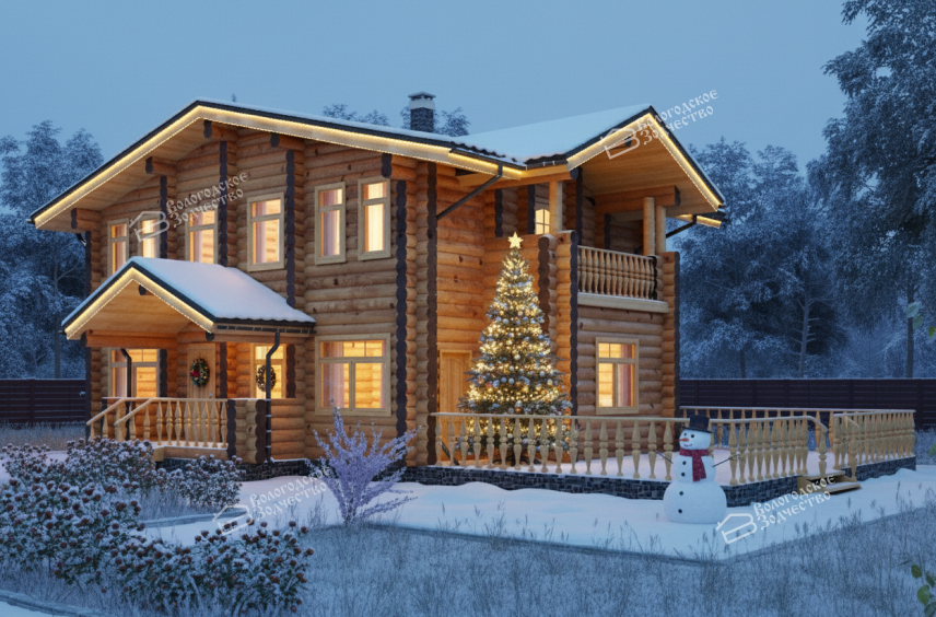 Дом из бревна VZ-213 