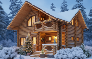 Дом из бревна VZ-216  