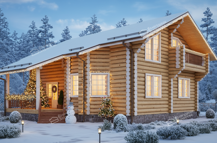 Дом из бревна VZ-219