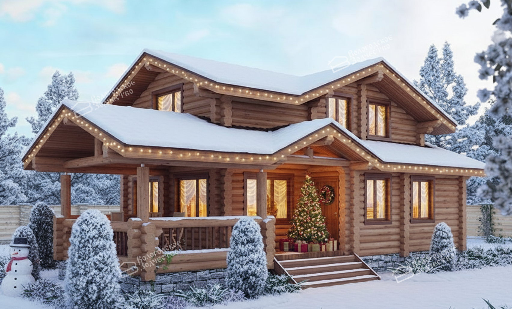 Дом из бревна VZ-235