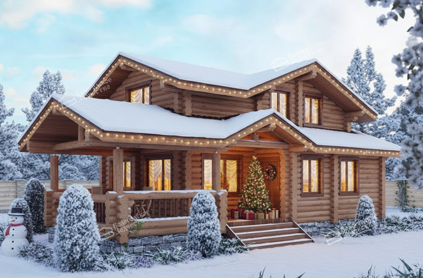 Дом из бревна VZ-235