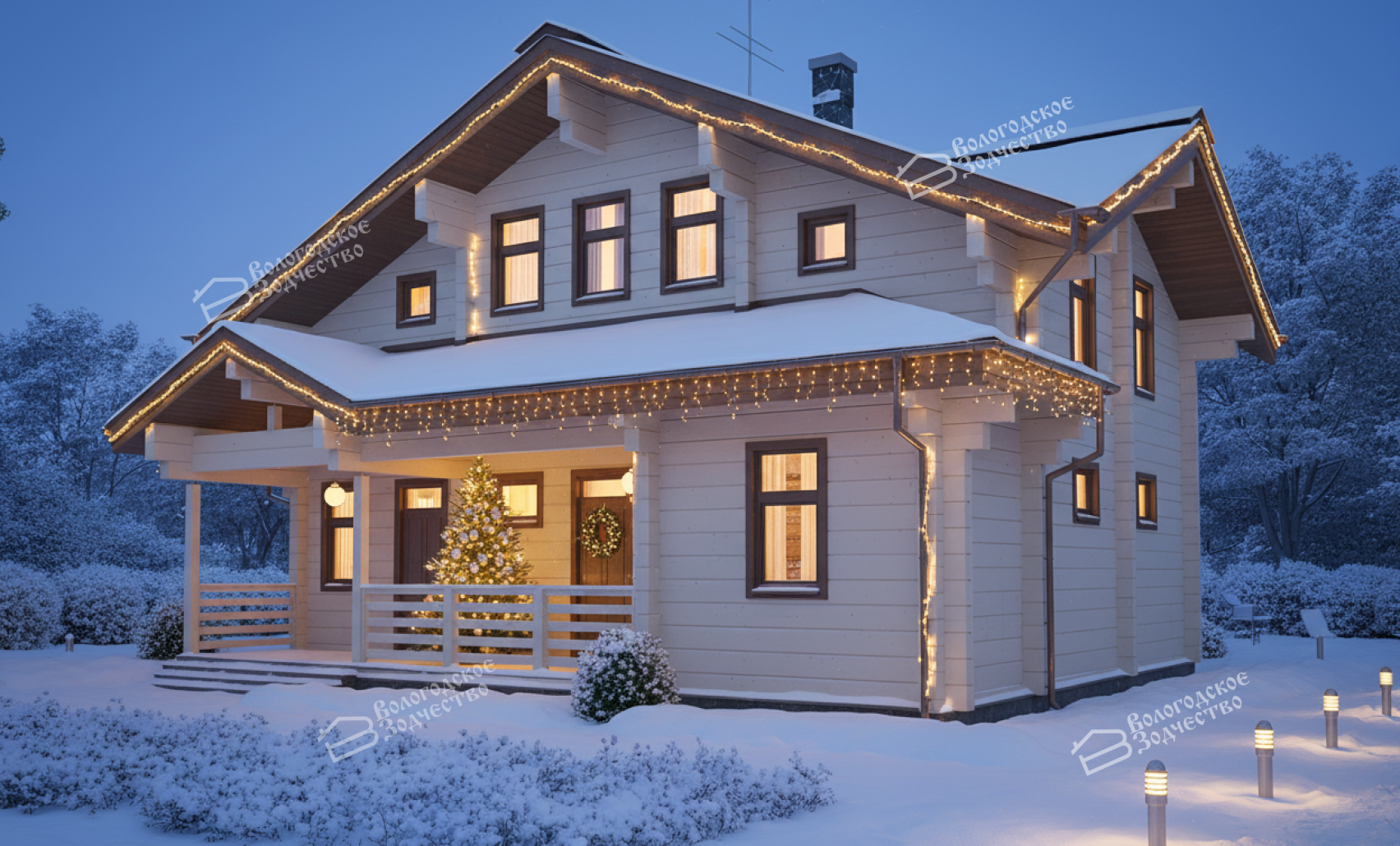 Дом из клееного бруса VZ-301  