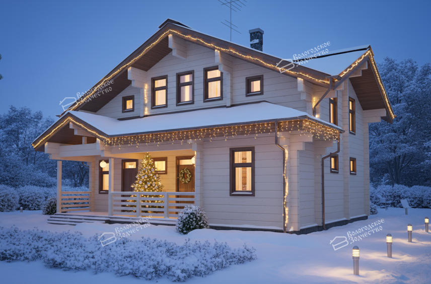 Дом из клееного бруса VZ-301  