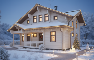 Дом из профилированного бруса VZ-301  