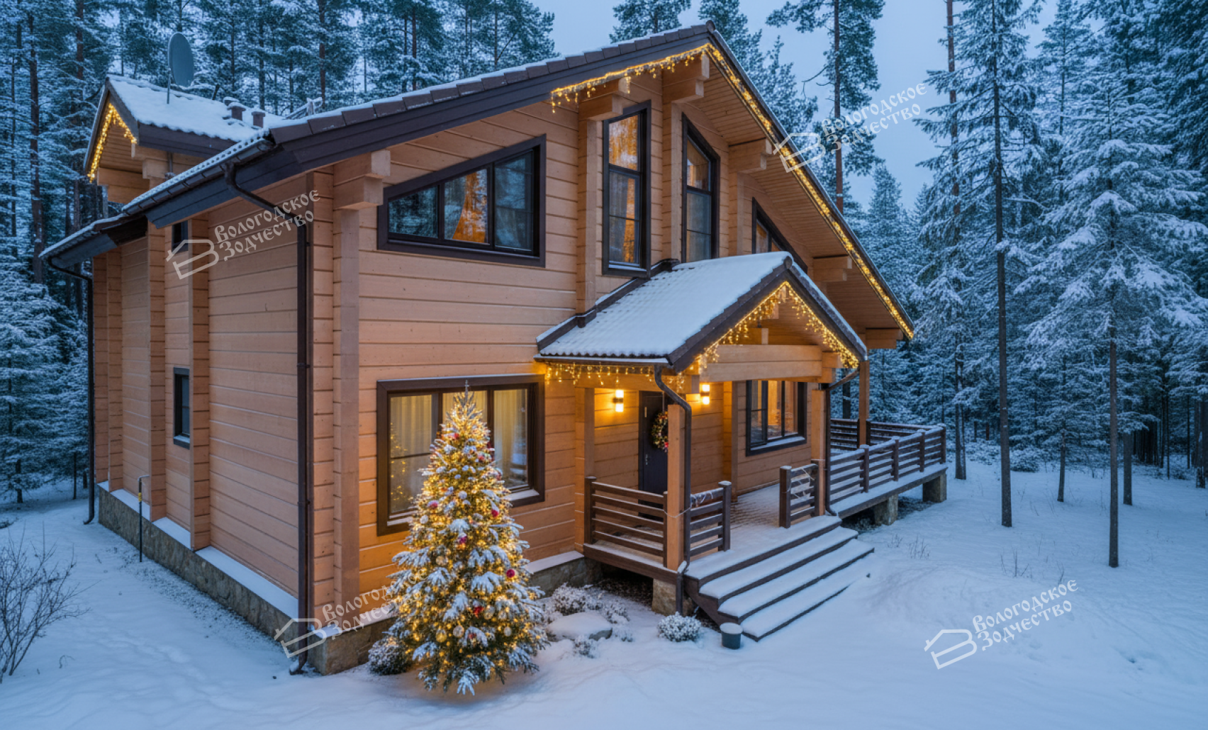 Дом из клееного бруса VZ-302