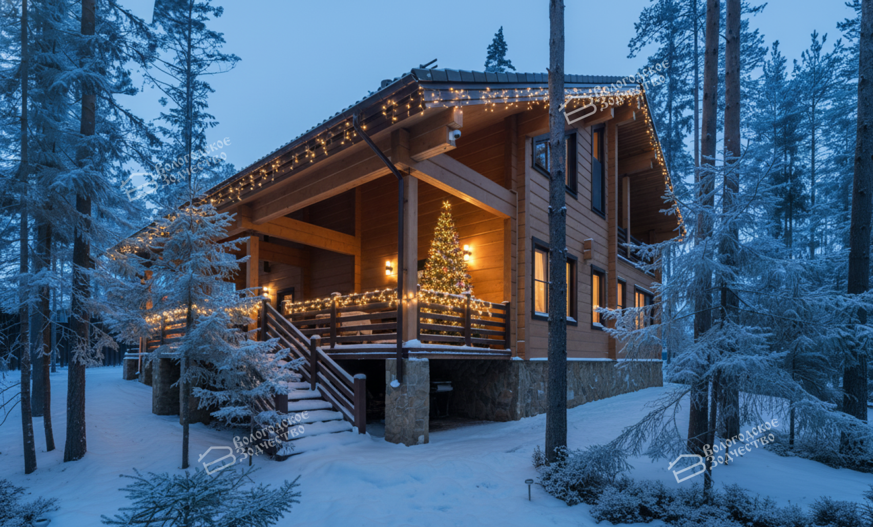 Дом из профилированного бруса VZ-302