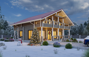 Дом из профилированного бруса VZ-303