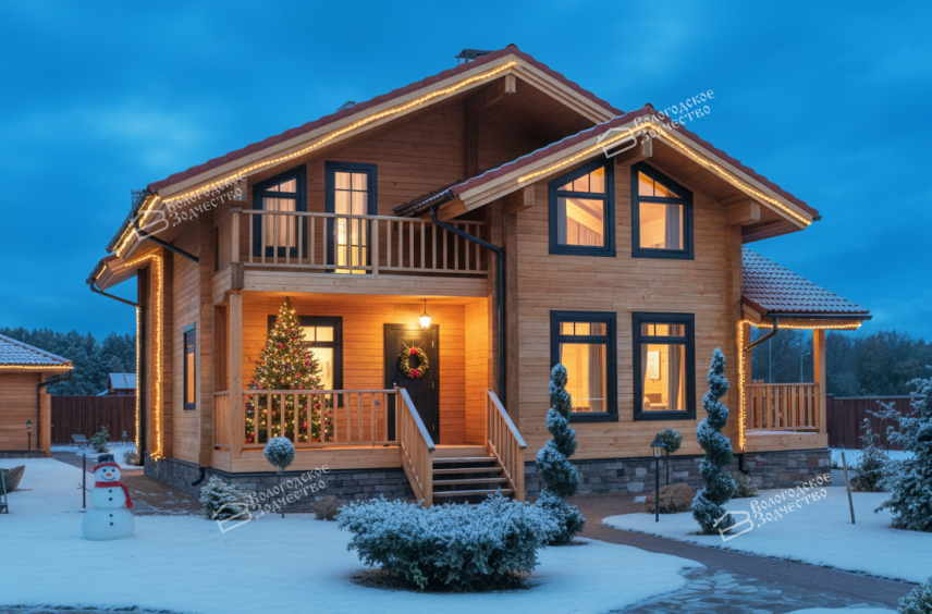 Дом из клееного бруса VZ-305