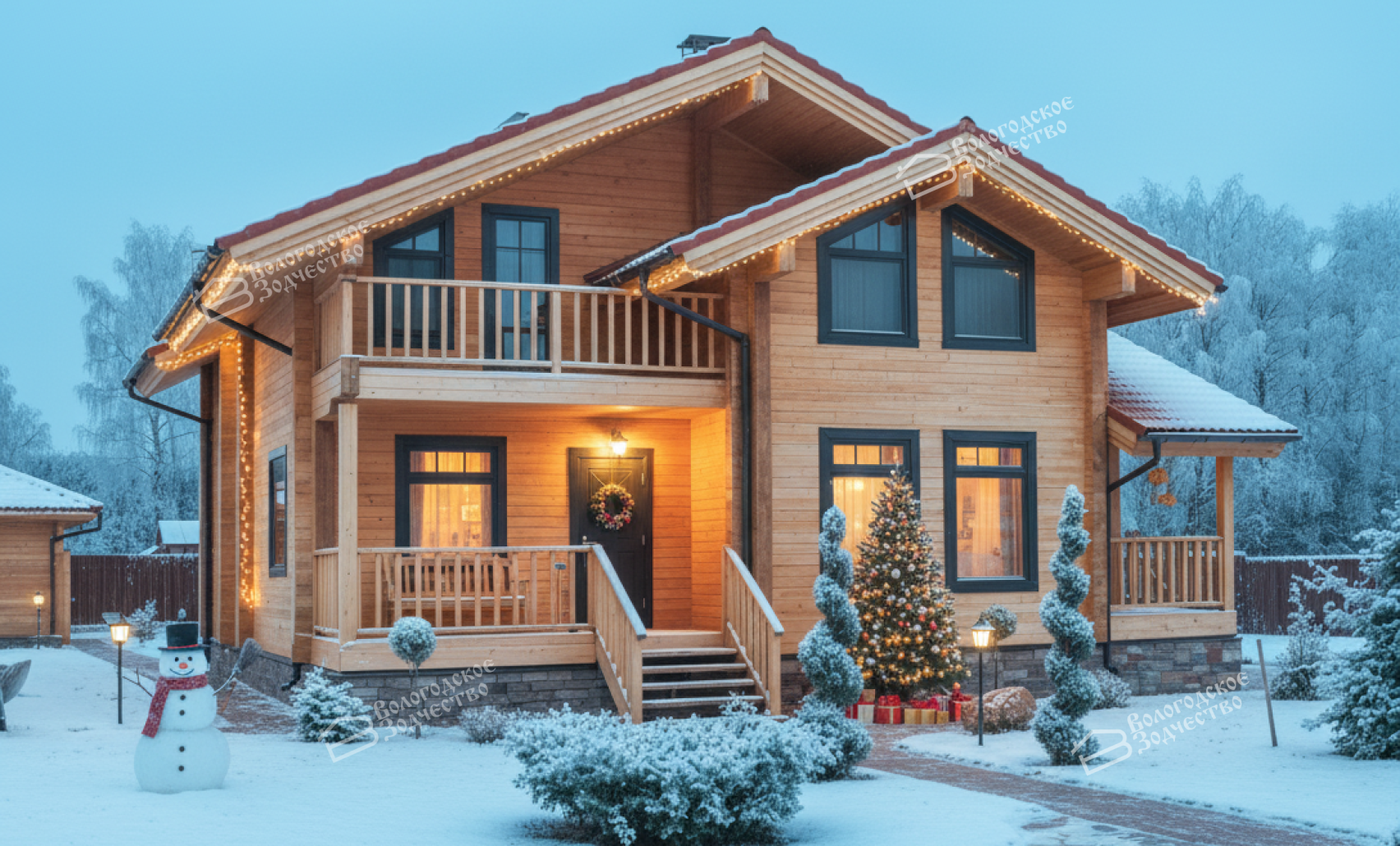 Дом из профилированного бруса VZ-305