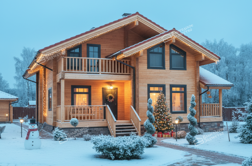 Дом из профилированного бруса VZ-305