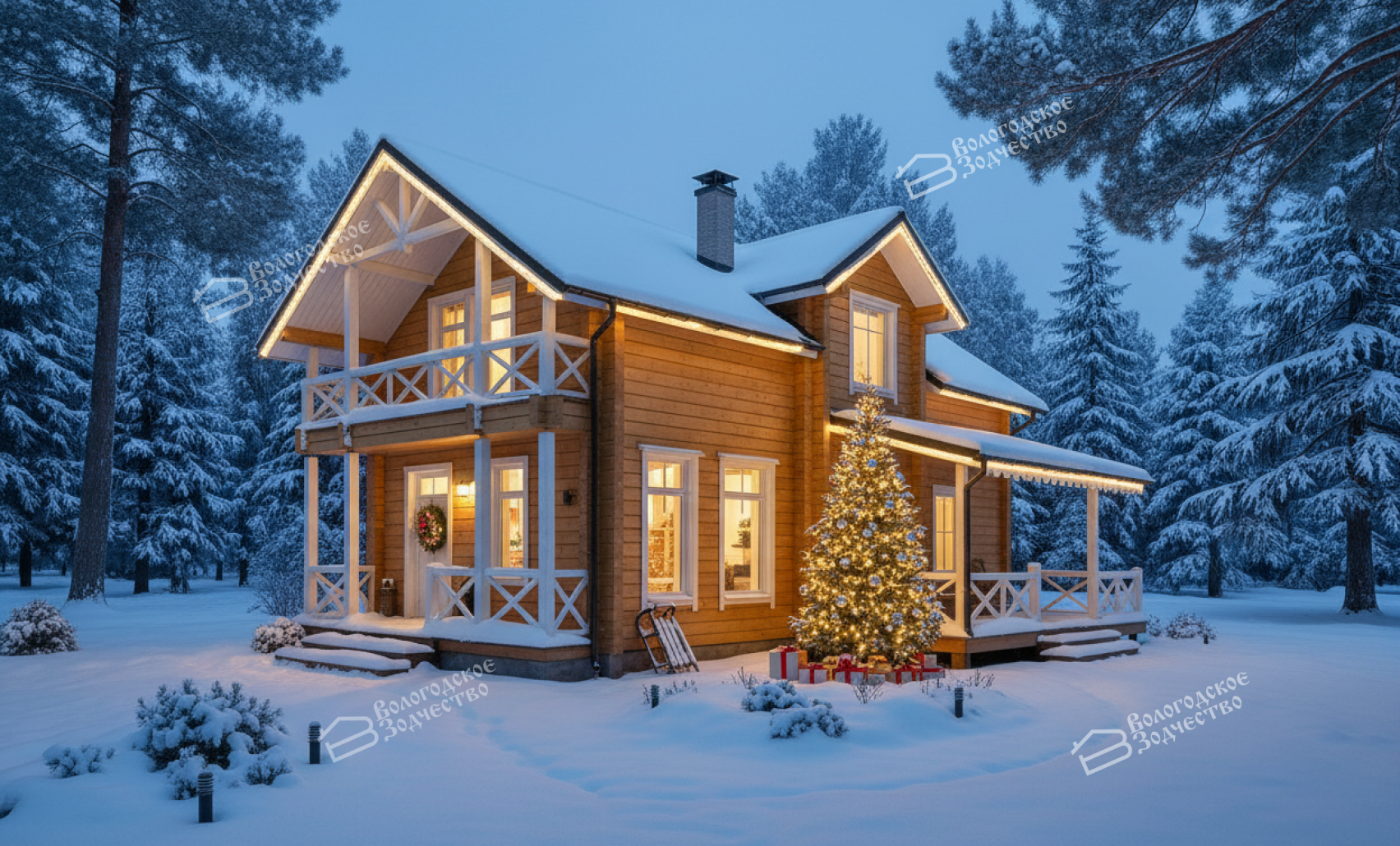 Дом из клееного бруса VZ-306
