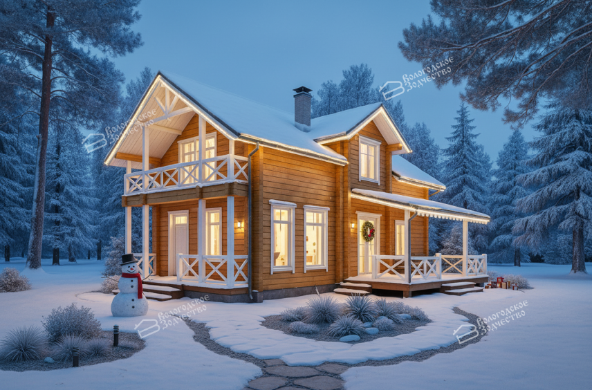 Дом из профилированного бруса VZ-306