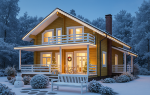 Дом из клееного бруса VZ-308  