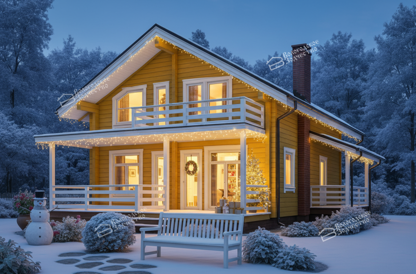 Дом из профилированного бруса VZ-308  