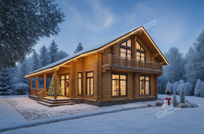 Дом из клееного бруса VZ-309 