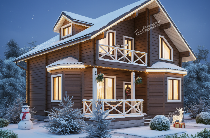 Дом из клееного бруса VZ-310  