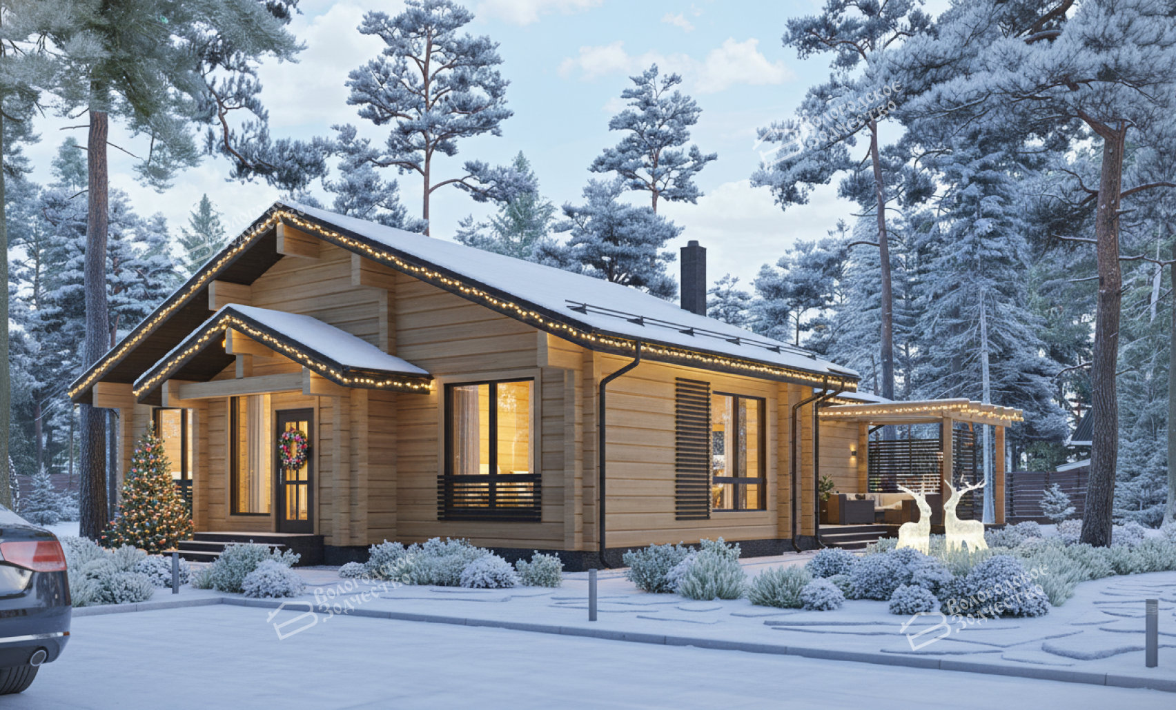 Дом из клееного бруса VZ-311 